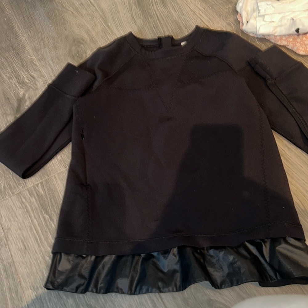 Black athletic cover up